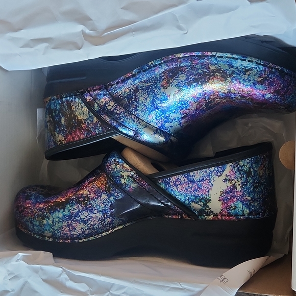 NWT!  Dansko Metallic clogs mules - Picture 6 of 10